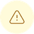 Ícone de alerta com triângulo e ponto de exclamação no centro